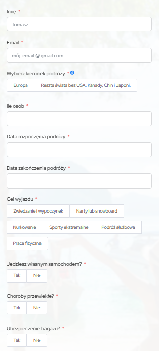 Kalkulator turystyczny